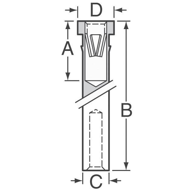 0303-0-19-15-16-27-10-0 Mill-Max Manufacturing Corp.  Connettori a presa per pin PC